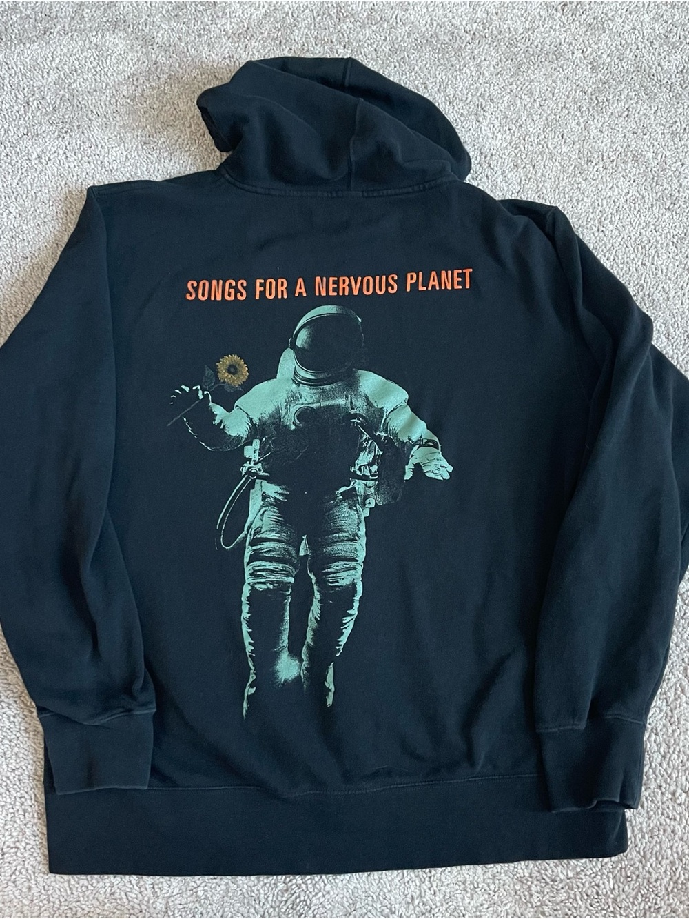Tears For Fears Songs For A Nervous Planet Zip Hoodie Black XL 23x27